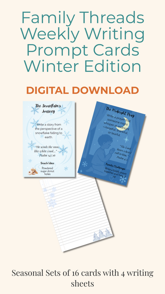 Family Threads Writing Night Prompts - Winter Edition
